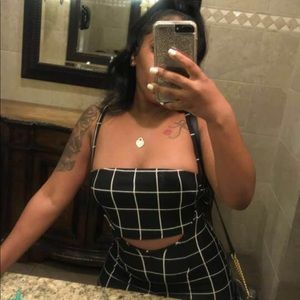 Black and White Two Piece